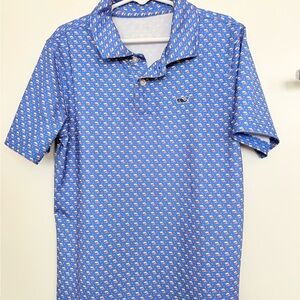 Vineyard Vines Printed Sankaty Performance Polo